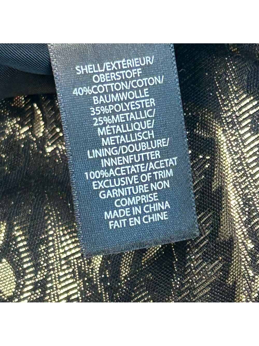 PINK Tartan gold brocade Tiffany mini skirt metallic skater circle Sz 6 NWOT - Picture 8 of 13